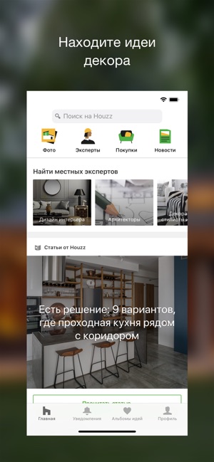 Дизайн интерьера приложение ios