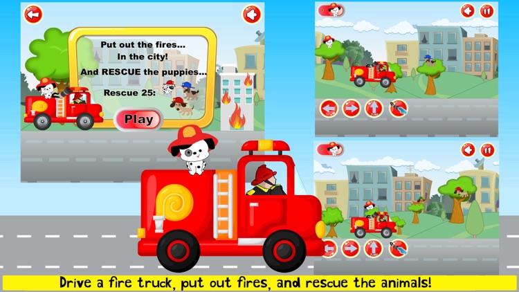 Fireman Game Fire-Truck Games screenshot-0