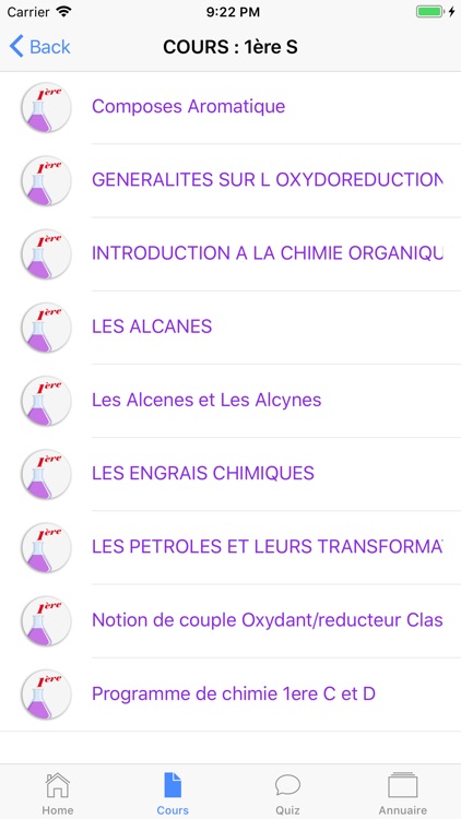 Cours de Chimie screenshot-3