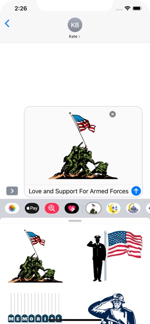 Memorial Day HD Stickers(圖4)-速報App