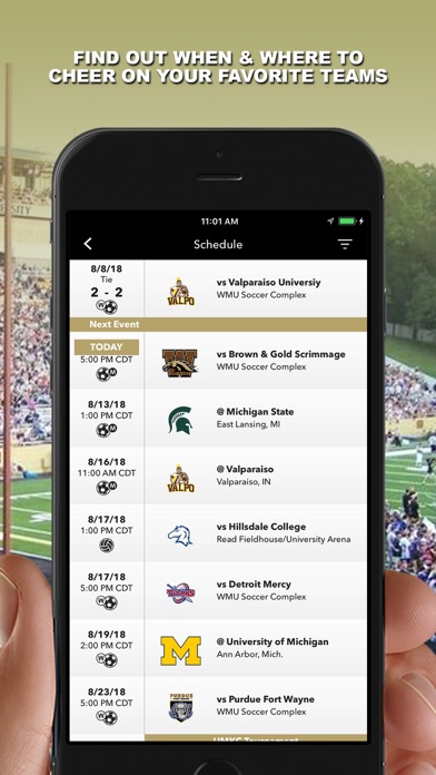 How to cancel & delete WMU Gameday from iphone & ipad 2
