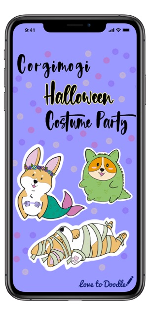 Corgimoji - Halloween Corgi(圖1)-速報App