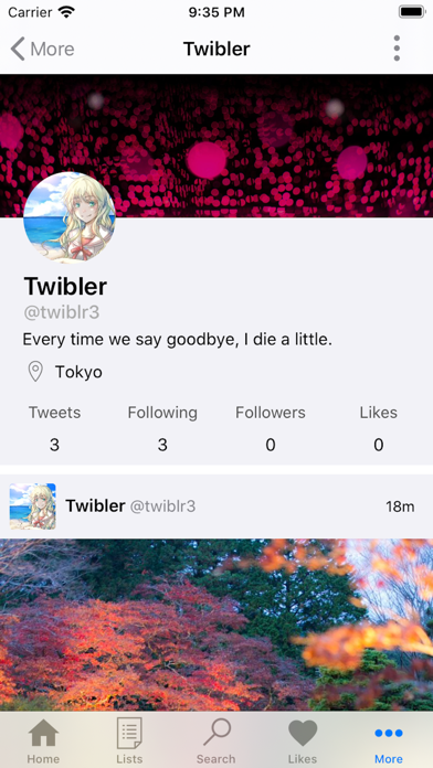 Twibler screenshot 2