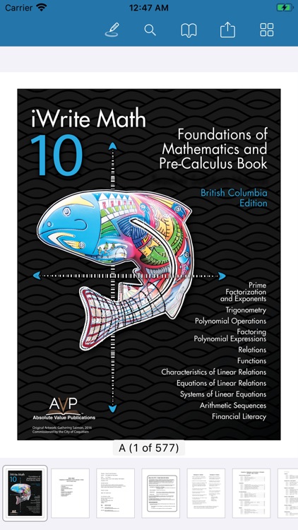 iWrite Math 10 FPC BC Edition