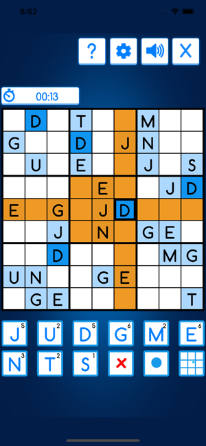 Sudoku with letters and words(圖3)-速報App