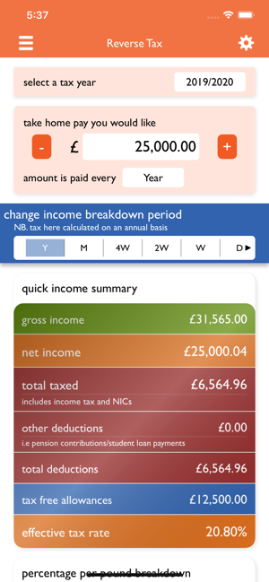 UK Tax Calculators 2020-2021(圖5)-速報App