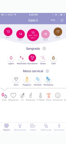 Imágen 2 FEMM Periodo y Ovulación iphone