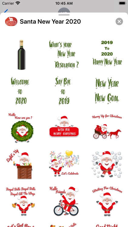 Santa New Year 2020