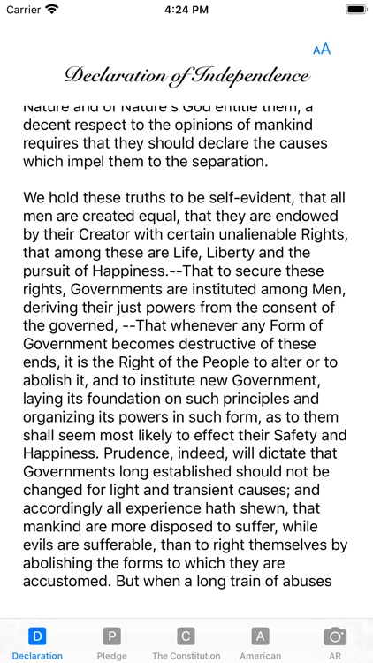 our Constitution screenshot-3