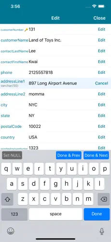 Screenshot 3 MySQL Mobile Client iphone