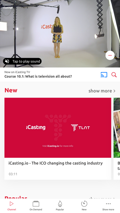 iCasting TV screenshot 2