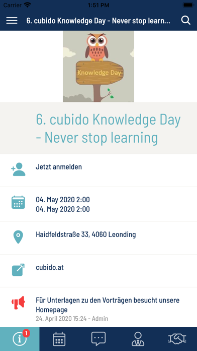 How to cancel & delete Cubido Conference Guide from iphone & ipad 2