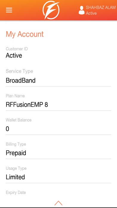 My FusionNet Broadband screenshot 4