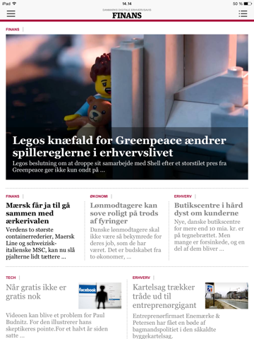 Finans - Danmarks erhvervsavis - náhled