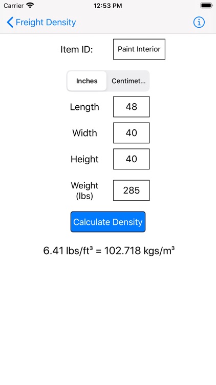 Freight Density