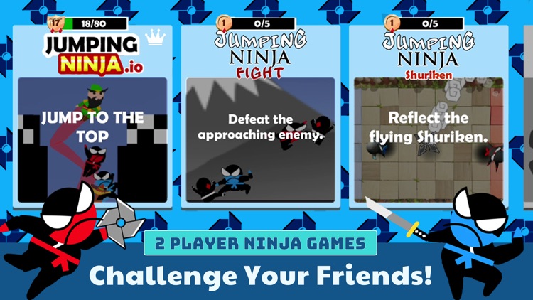 Jumping Ninja 2 Player Games