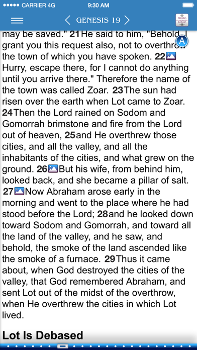 Photo Illustrated Bible NASB Screenshot 1