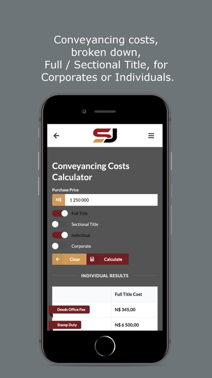 Sauls Jacobs Conveyancing App