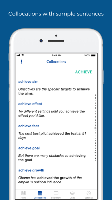 How to cancel & delete Collocations for IELTS test from iphone & ipad 3