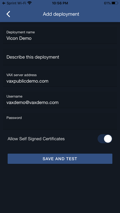 VAX Mobile screenshot 2