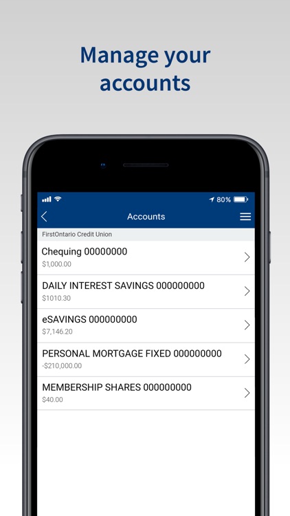 FirstOntario Mobile Banking