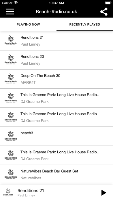 Beach-Radio.co.uk screenshot 2
