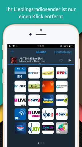 Game screenshot oiRadio Deutschland-Live radio mod apk