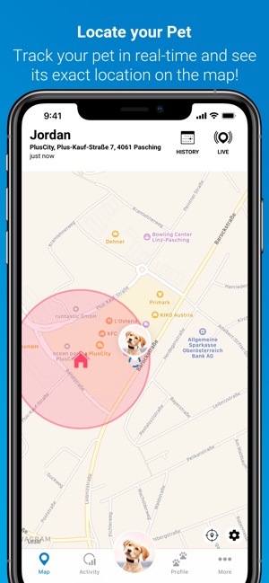 Tractive GPS for Dogs and Cats