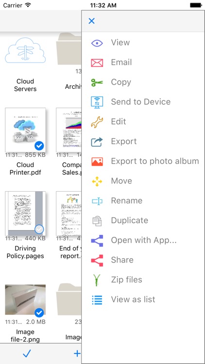 FileCentral for iPhone