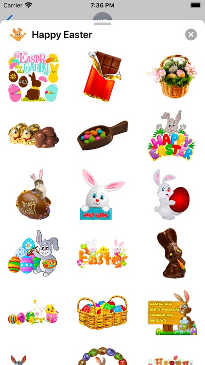 Happy Easter Emoji Stickers screenshot-7