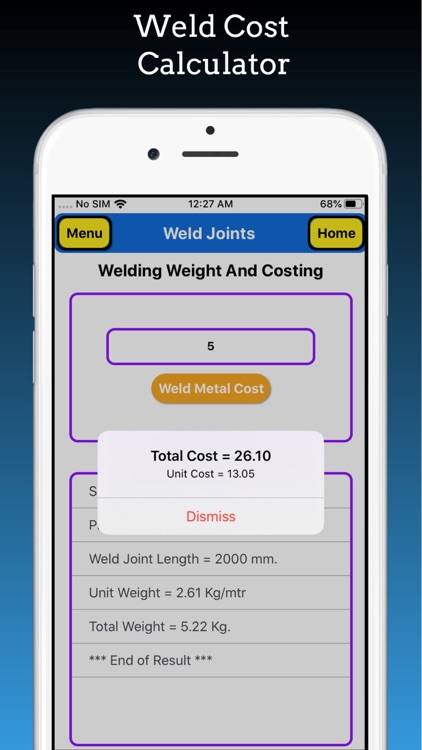 Welding Weight Calculator screenshot-8