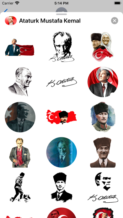 Ataturk Mustafa Kemal Stickers screenshot 4