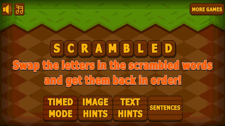 Scrambled word game