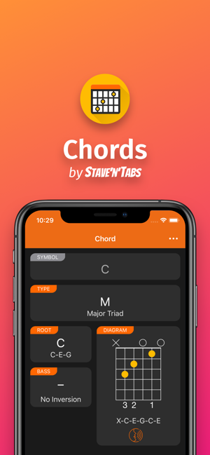 Chords by Stave'n'Tabs