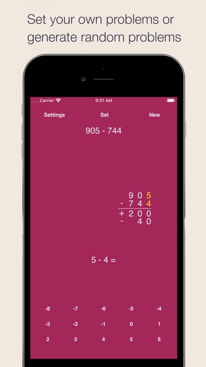 Partial Difference Subtraction