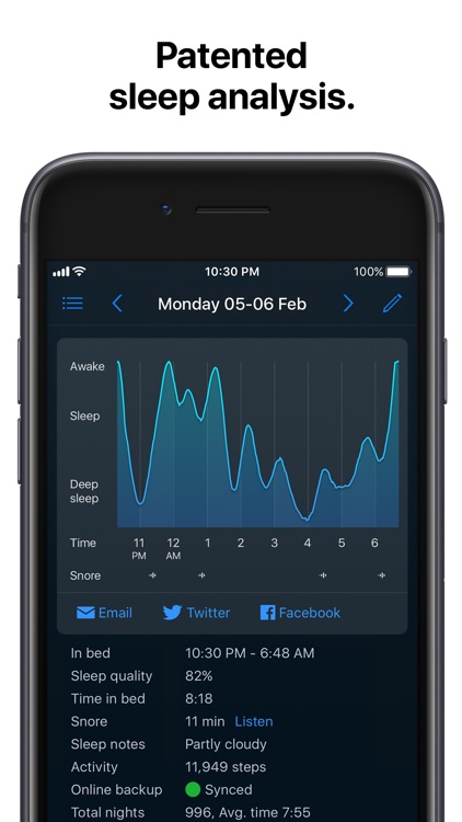 Sleep Cycle: smart alarm clock