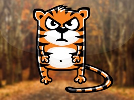 Are you looking for wild Tiger Emoji Stickers