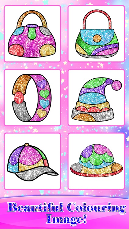 Glitter Fashion Art Coloring screenshot-4