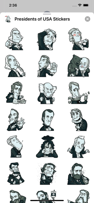 Presidents of USA Stickers(圖2)-速報App