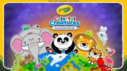 How to cancel & delete Crayola Colorful Creatures - Around the World! from iphone & ipad 1