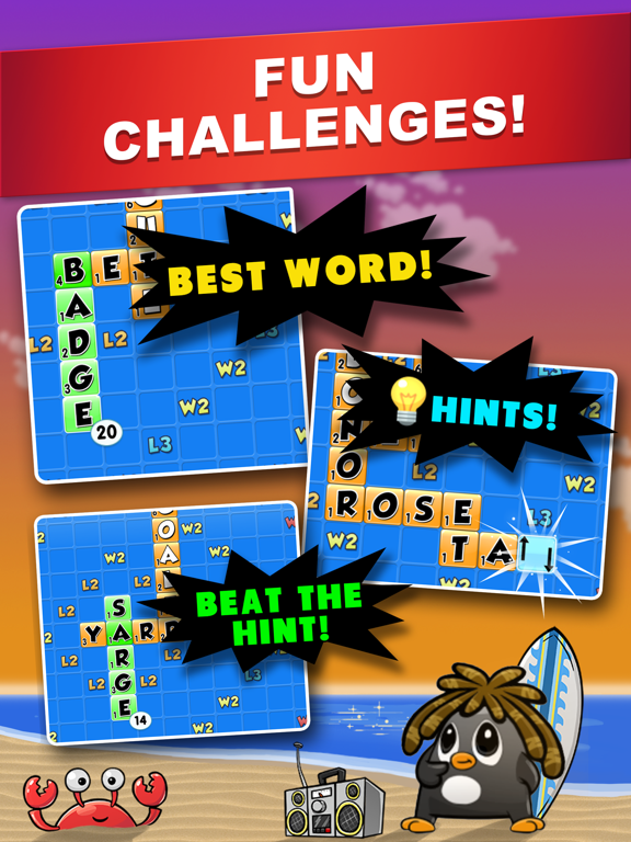 Word Chums - a Fun Word & Letter Crossword Game for Friends! screenshot