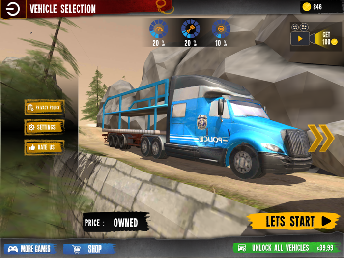 越野 运输 卡车 司机