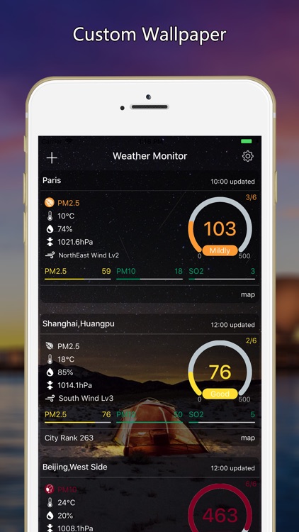 weather monitor-air quality