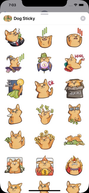 Cute Dog Stickers HD(圖2)-速報App