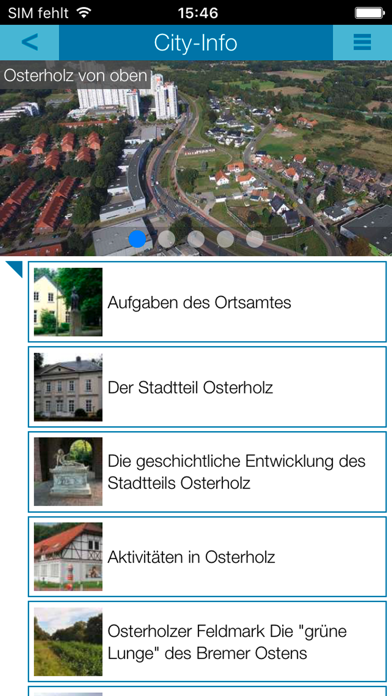 Bremen-Osterholz BVB-Stadt-App screenshot 3