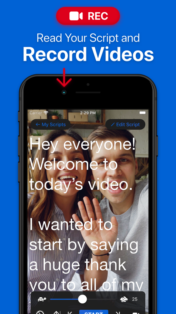 Teleprompter Premium App for iPhone Free Download Teleprompter