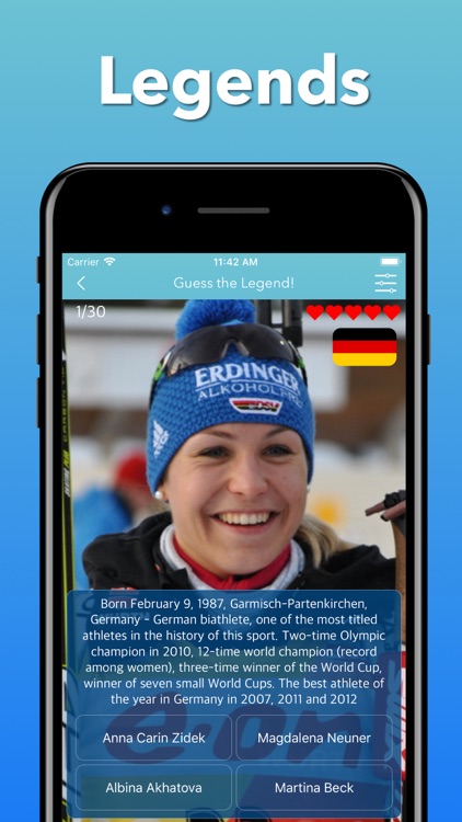 Biathlon - Guess the athlete! screenshot-5