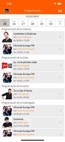 Captura de Pantalla 3 Europa FM Radio iphone