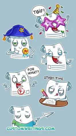 Game screenshot Students Essay Sticker Pack apk