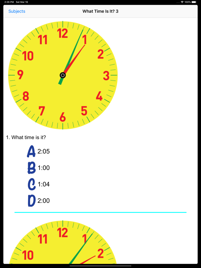 Telling Time Workbook(圖6)-速報App